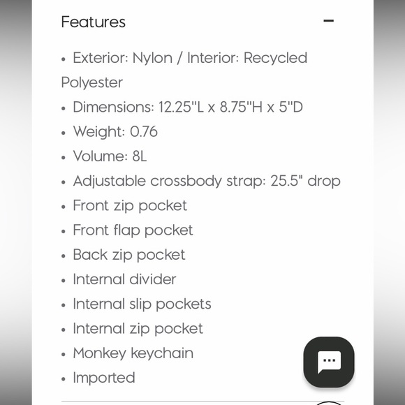 Kipling Syro Crossbody Bag NWOT! - Picture 13 of 14